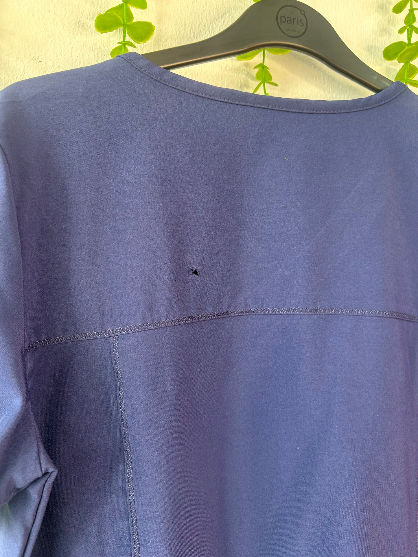 Delantal azul marino talla XS