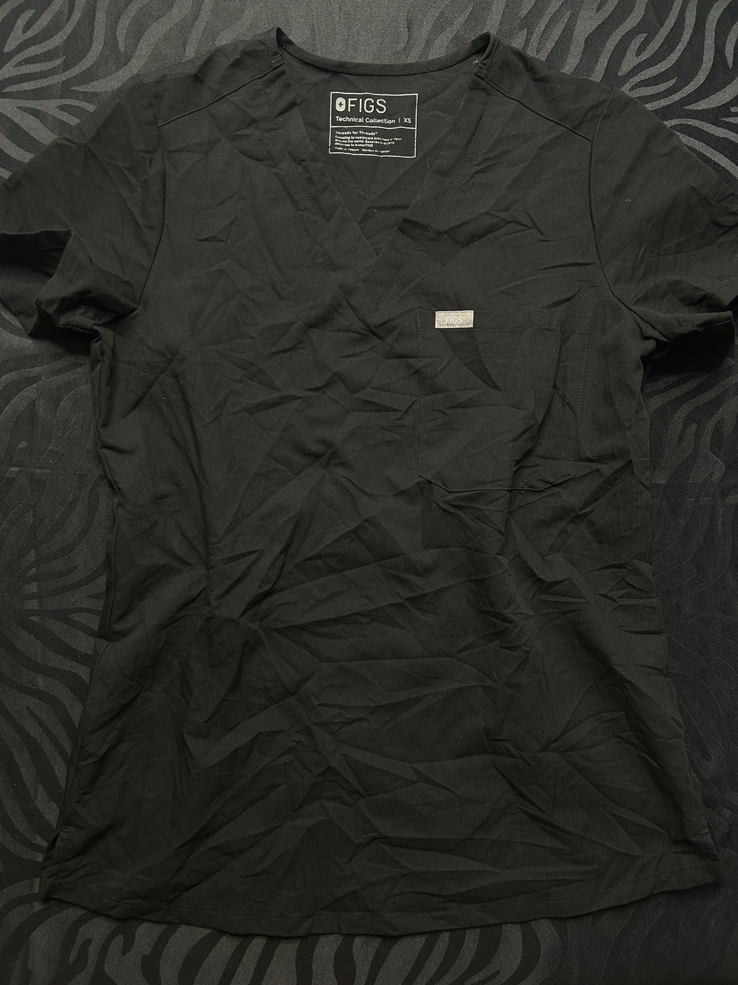 Delantal negro figs talla XS