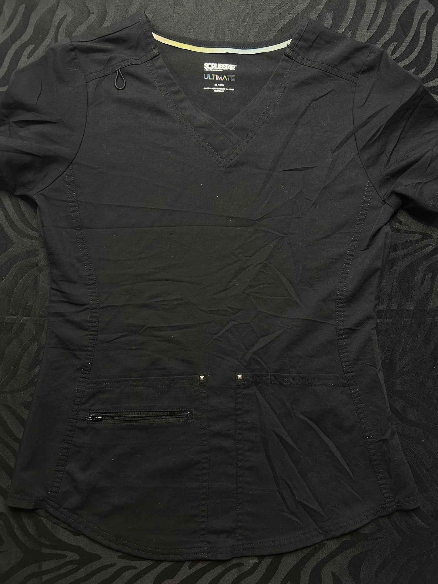 Delantal negro scrubstar talla XS