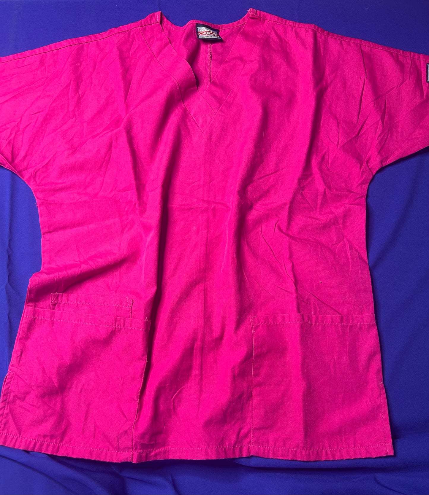 Delantal fucsia cherokee talla S