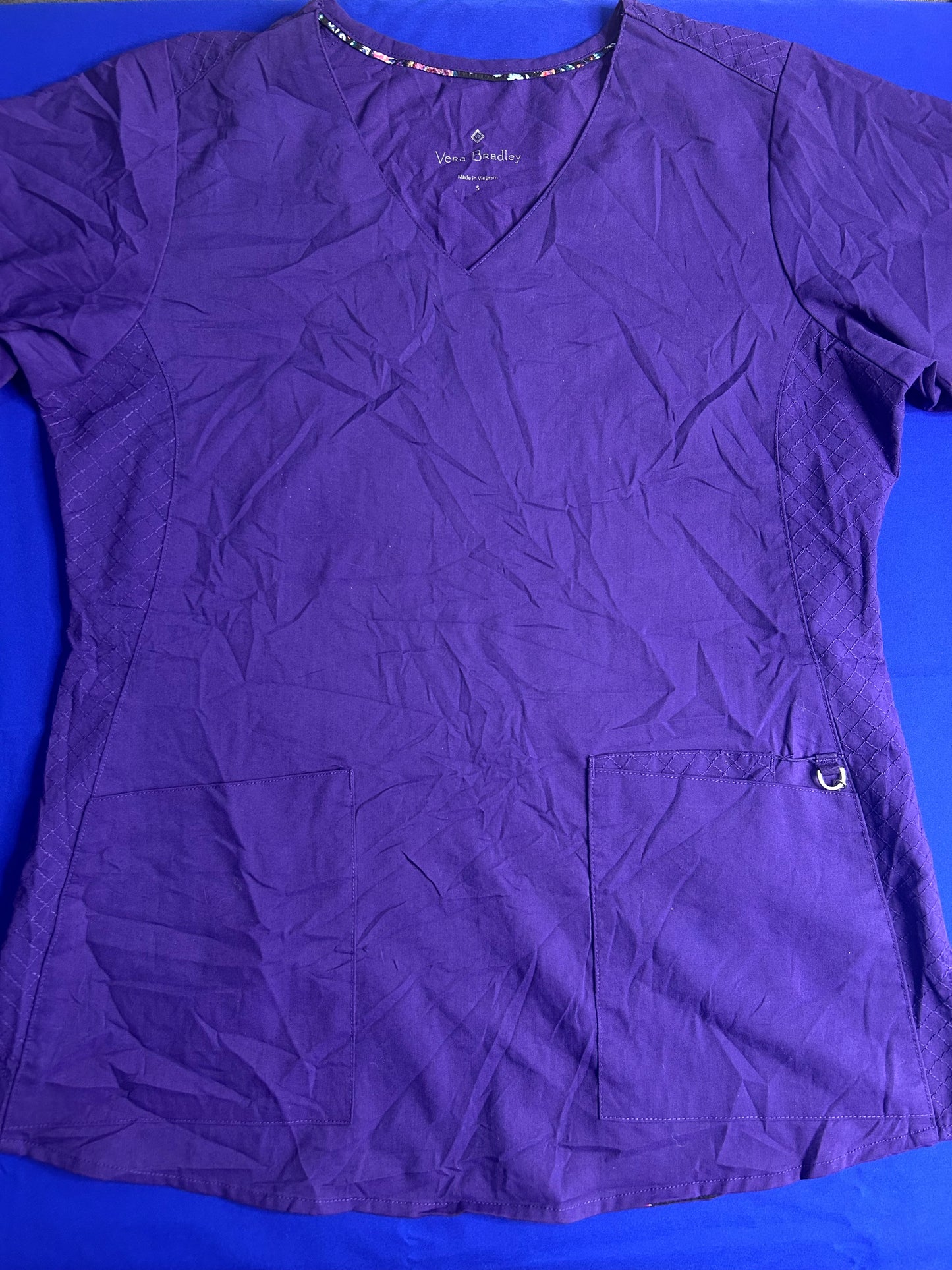 Delantal morado talla S
