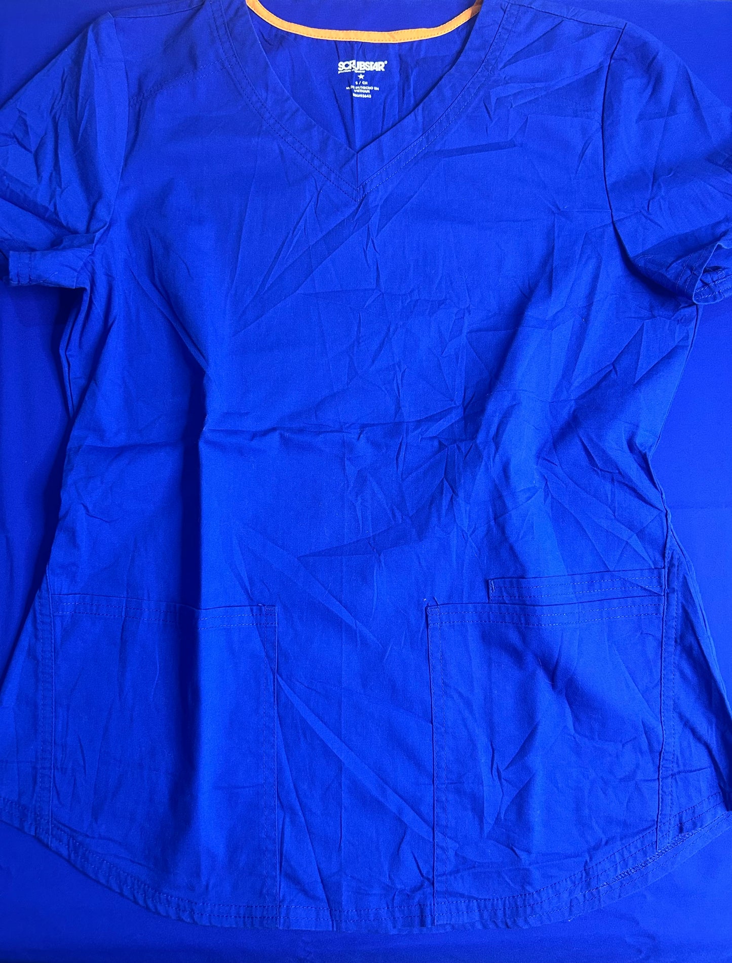 Delantal azul rey scrubstar talla S
