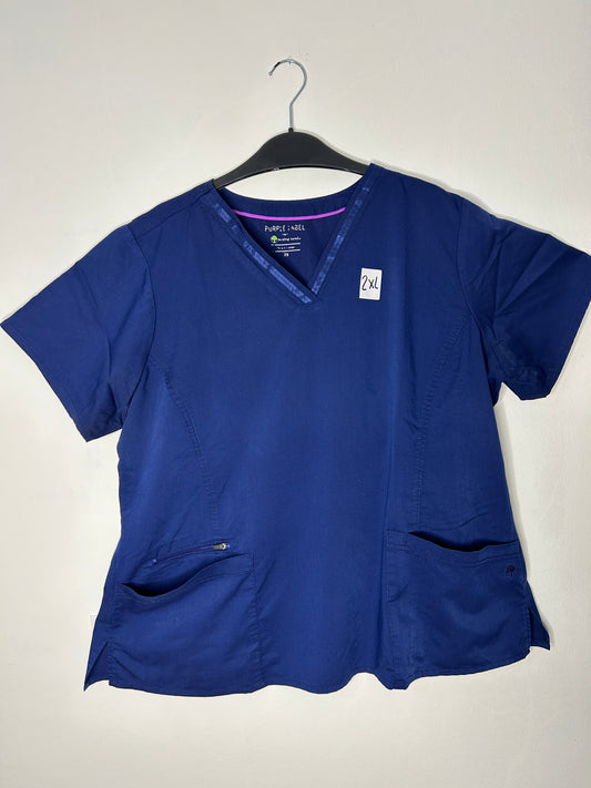 Delantal azul marino talla 2XL