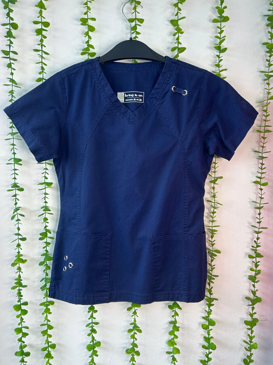 Delantal azul marino talla XS