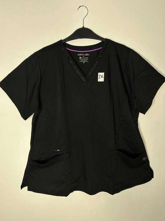 Delantal negro talla 2XL