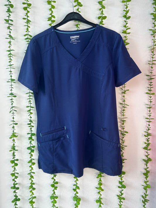 Delantal azul marino talla XS