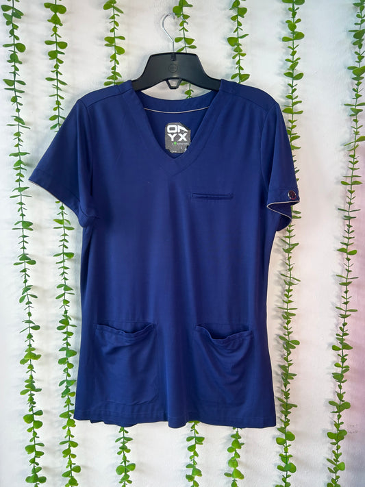 Delantal azul marino talla XS