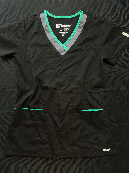 Delantal negro greys anatomy talla XS