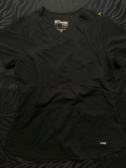Delantal negro greys anatomy talla XS