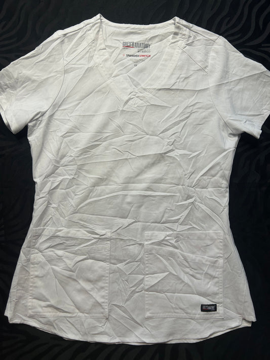 Delantal blanco greys antatomy talla XS