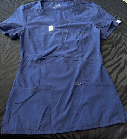 Delantal azul marino cherokee infinity talla XS
