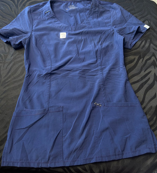 Delantal azul marino cherokee infinity talla XS