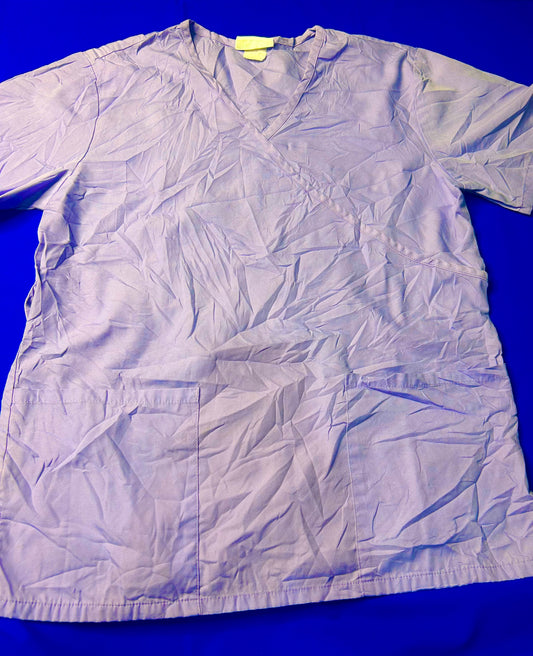 Delantal lila talla S