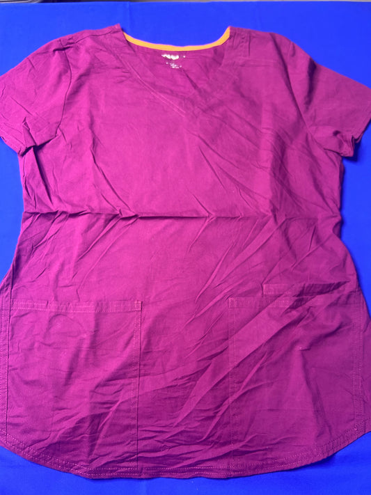 Delantal burdeo scrubstar talla S