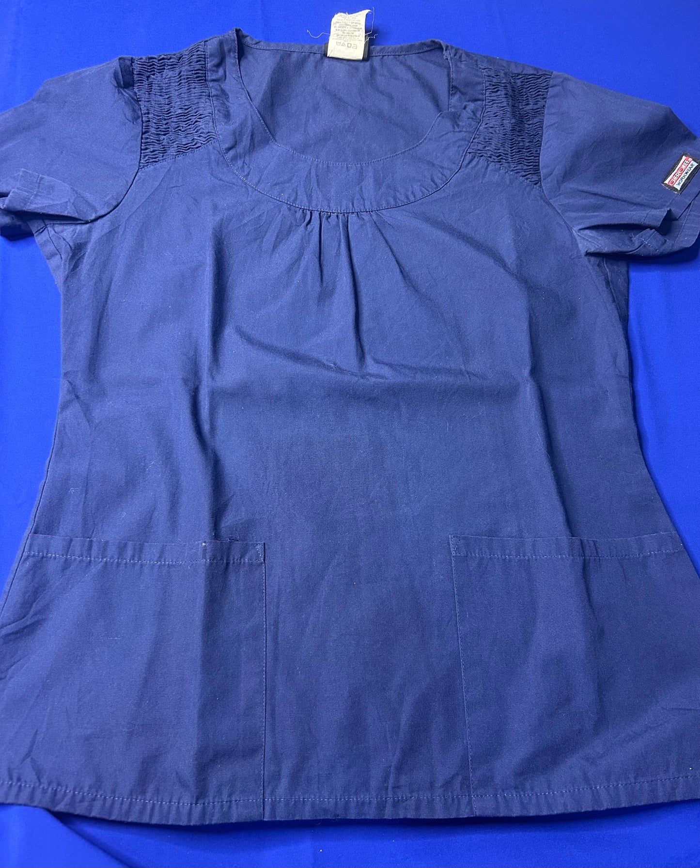 Delantal azul marino cherokee talla S