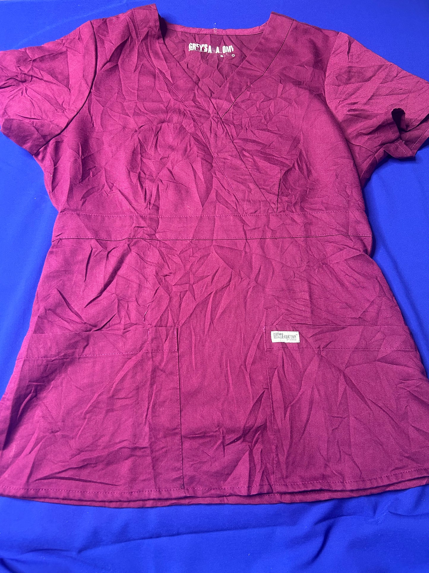 Delantal burdeo greys anatomy talla S