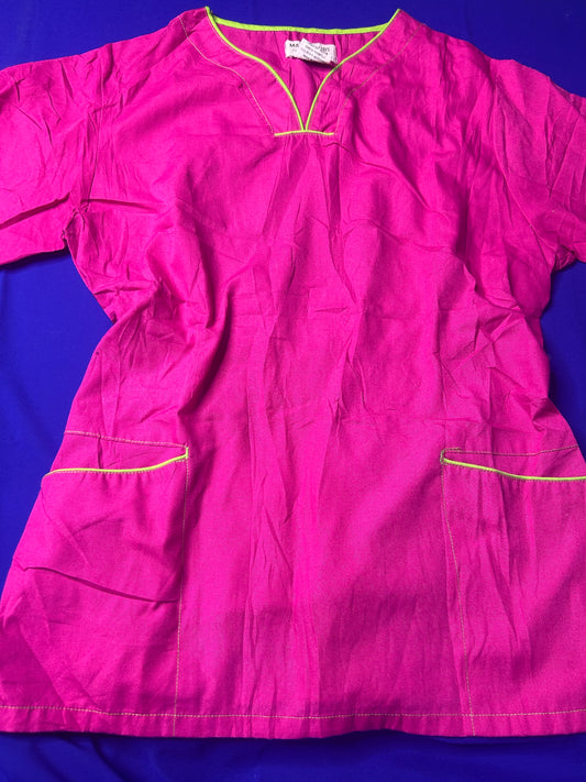 Delantal fucsia talla S