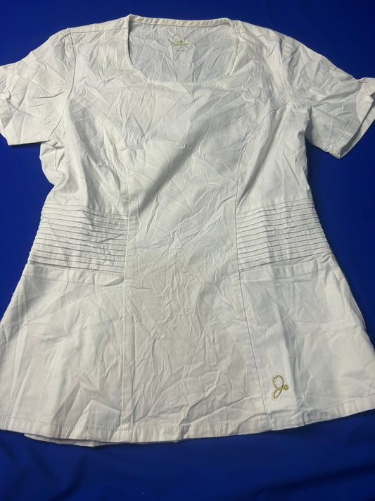 Delantal blanco talla S