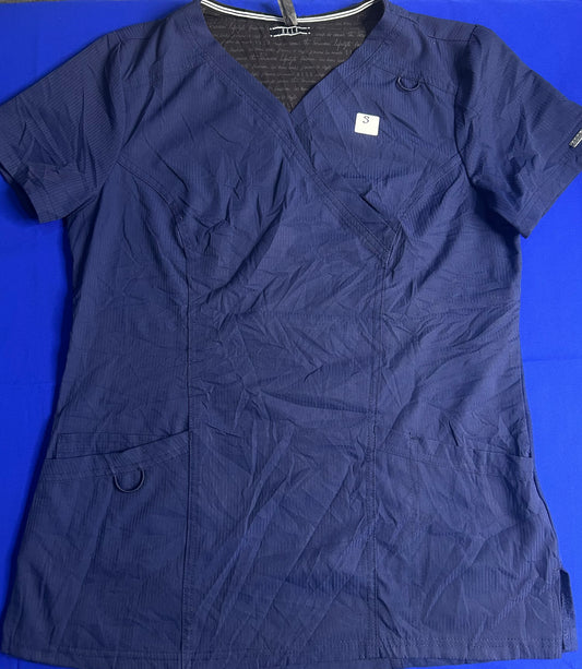 Delantal azul marino talla S