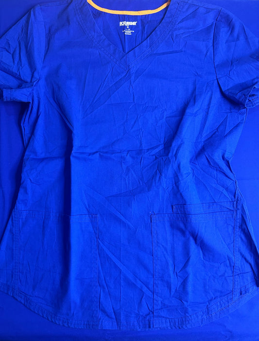 Delantal azul rey scrubstar talla S