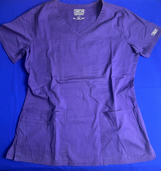 Delantal morado cherokee talla S