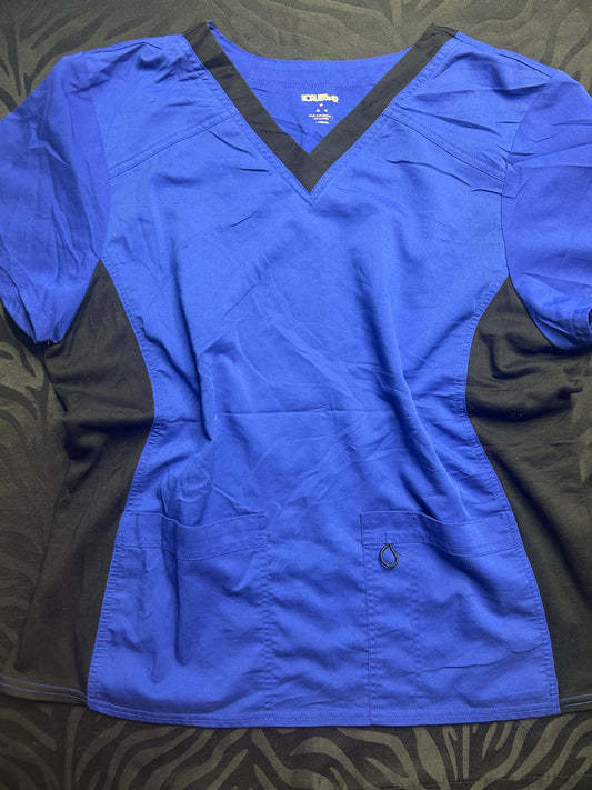 Delantal azul rey talla XL