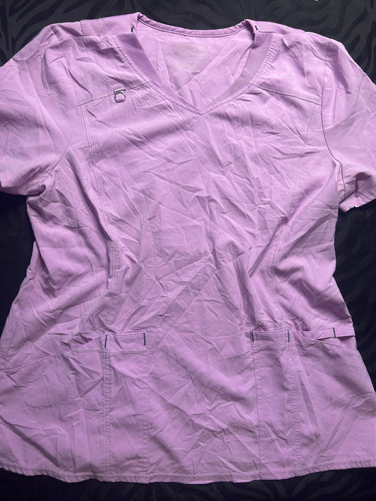Delantal rosado talla XL