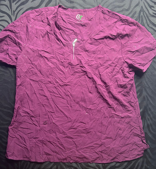 Delantal con brillos talla XL