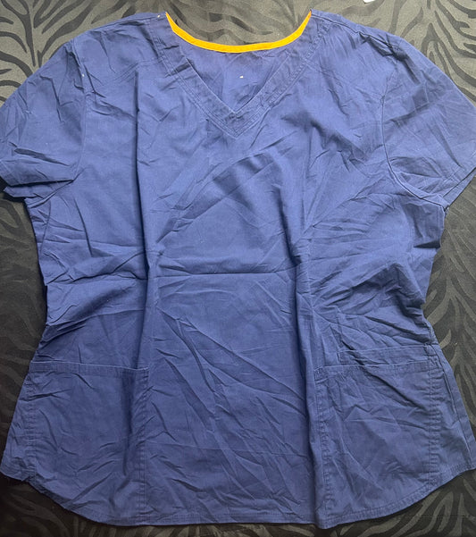Delantal azul marino talla XL