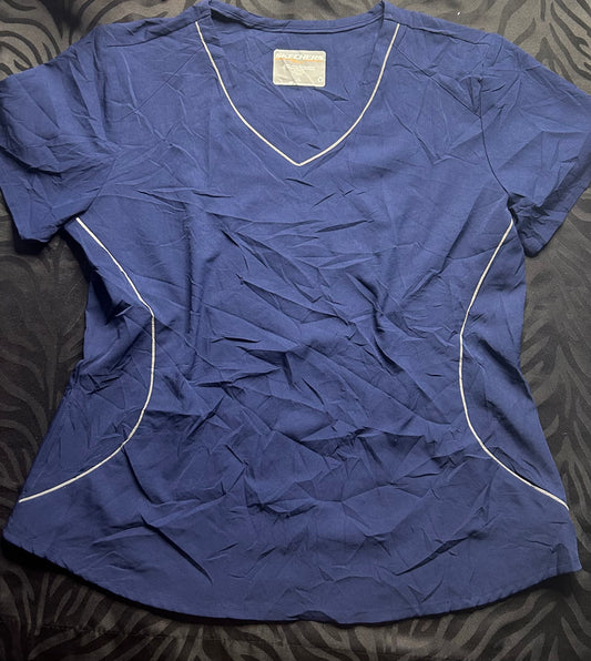 Delantal azul marino talla XL