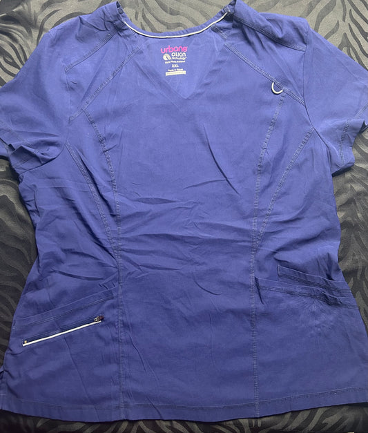 Delantal azul marino talla XXL