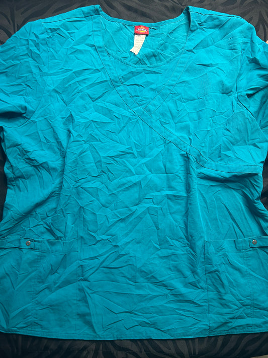 Delantal turquesa talla 3XL