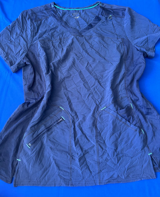Delantal azul marino talla L
