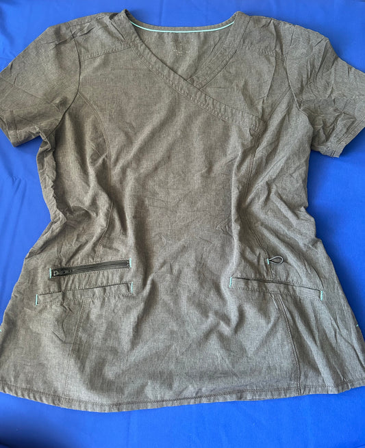 Delantal gris talla L