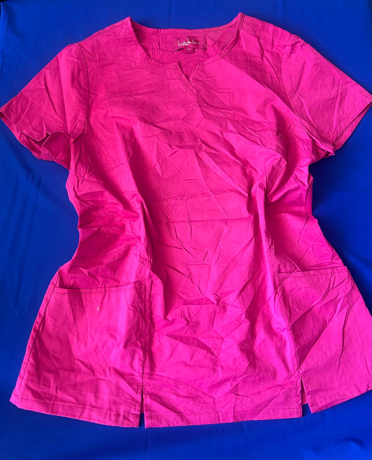 Delantal fucsia talla L
