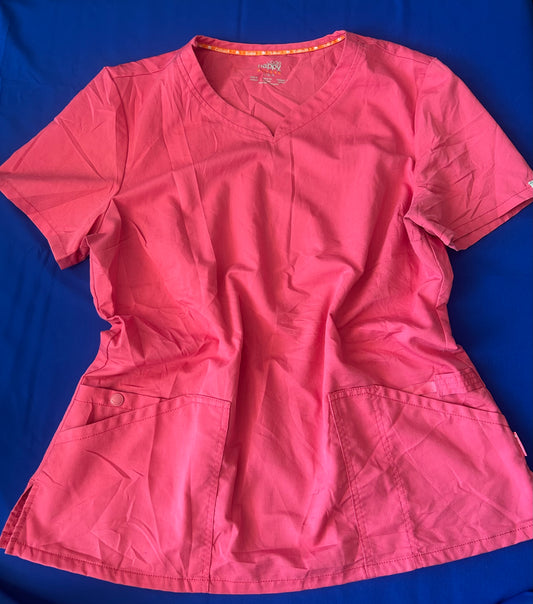 Delantal rosado talla L