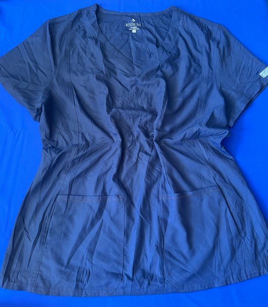 Delantal azul marino talla L