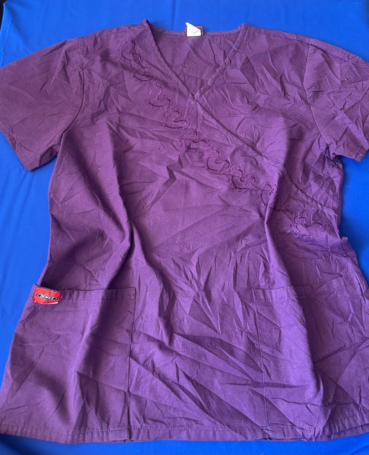 Delantal morado talla L