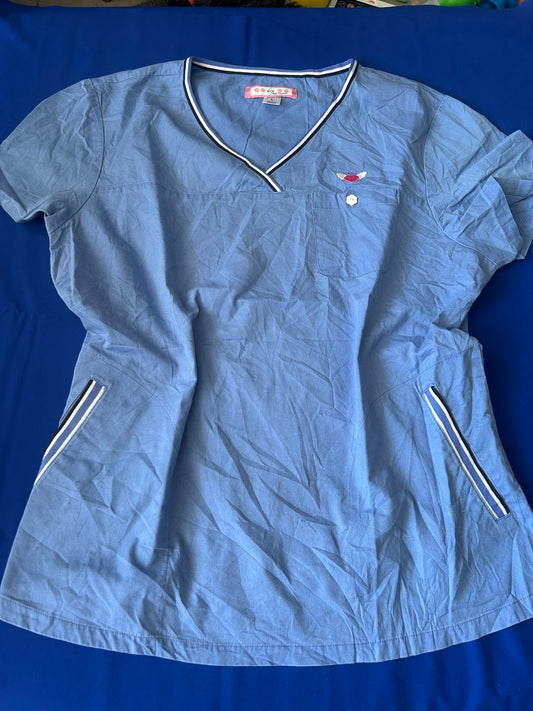 Delantal celeste koi talla L