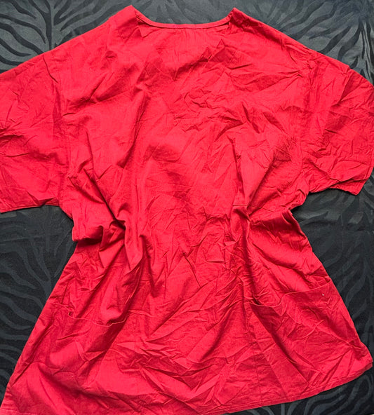 Delantal rojo talla XL